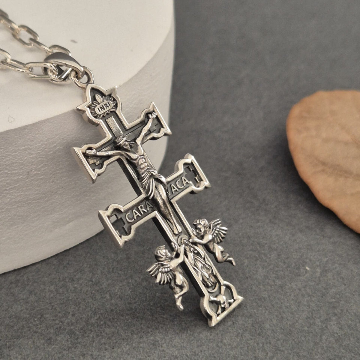 Colgante Cruz Lisa S Plata