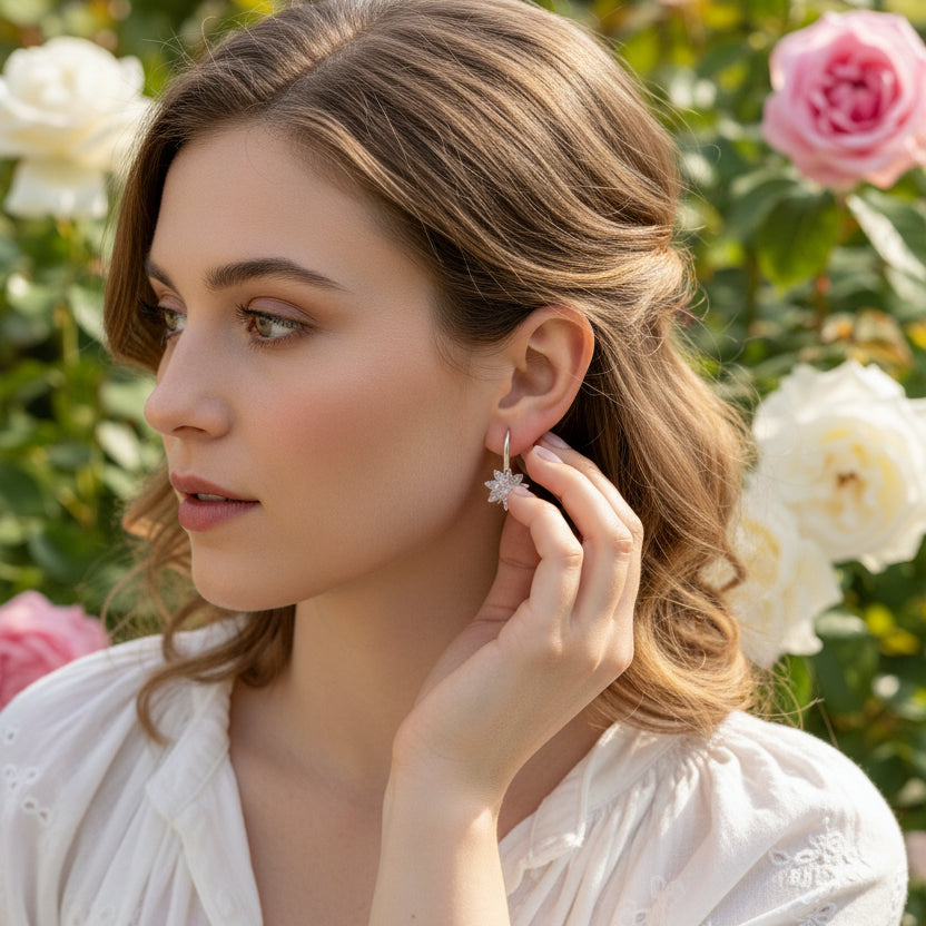 Aro Cristal Copo de Nieve