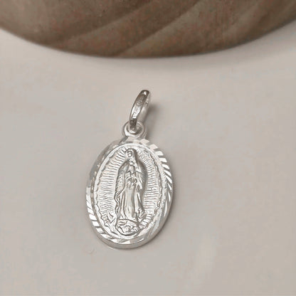 Medalla Virgen de Guadalupe en Plata 925
